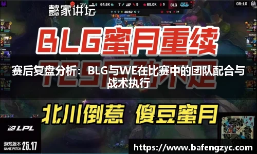 赛后复盘分析：BLG与WE在比赛中的团队配合与战术执行